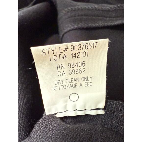 Theory purple/black color block Bodycon dress stretch - size 6. OD4 - Picture 6 of 6